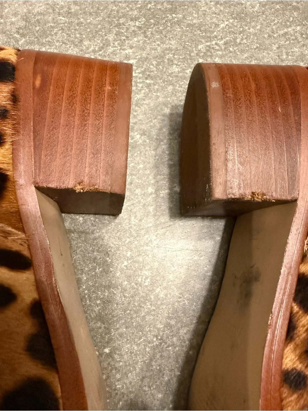 EUC J. Crew Women’s Leopard Calf Hair Boots Size 8